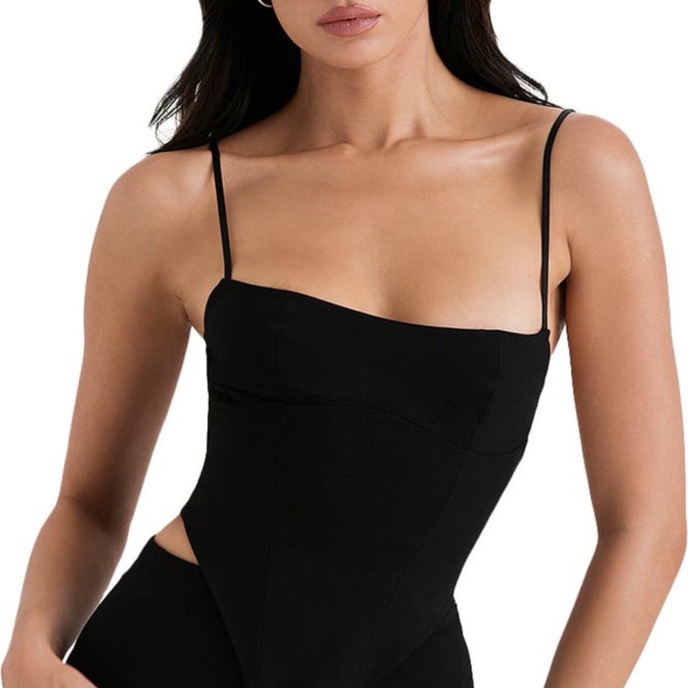 House of CB Black Sophia Corset Top